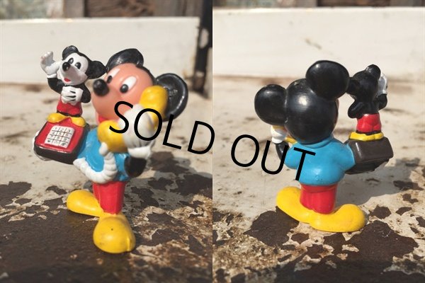 画像2: Vintage Disney Mickey PVC / Telephone (DJ291) (2)