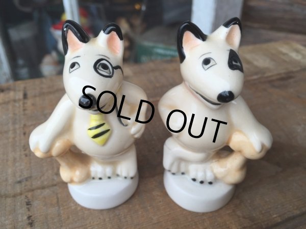 画像1: Vintage S&P set Bull Terrier (DJ306) (1)