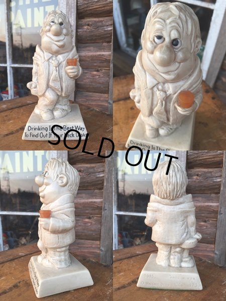 画像2: 70s Vintage Message Doll / Drinking Is... (DJ344) (2)