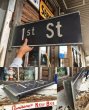 画像2: Vintage Street Sign / 1st ST #B (DJ340)　 (2)