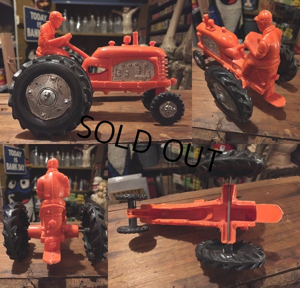 画像2: Vintage Plastic Toy Tractor #B (DJ379) (2)