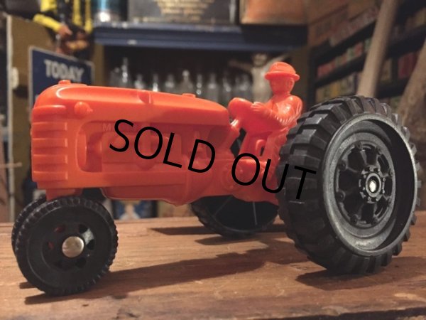 画像1: Vintage Plastic Toy Tractor #A (DJ380) (1)