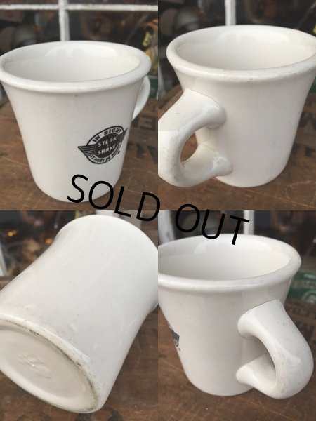 画像3: Vintage Heavy Ceramic Mug Stake&Shake (DJ405) (3)
