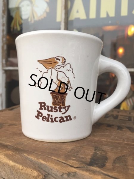 画像1: Vintage Heavy Ceramic Mug Pusty Pelican (DJ404) (1)