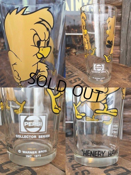 画像2: 70s Vintage Pepsi Glass / Henery Hawk (DJ410) (2)