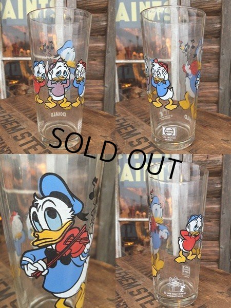 画像2: 70s Vintage Pepsi Glass / Donald (DJ425) (2)