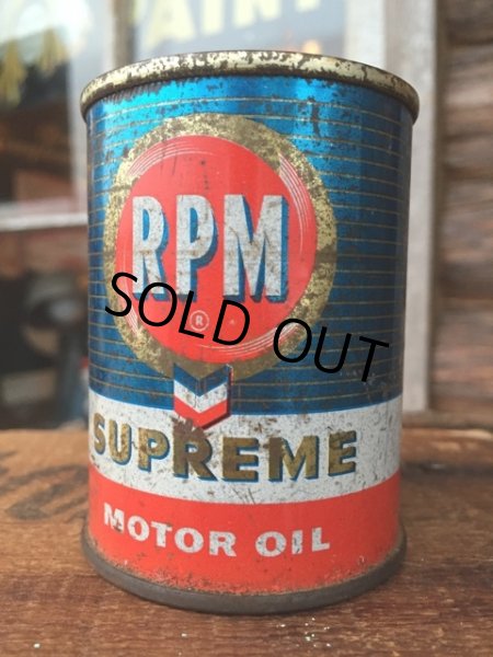 画像1: Vintage Oil　Can RPM (DJ432) (1)