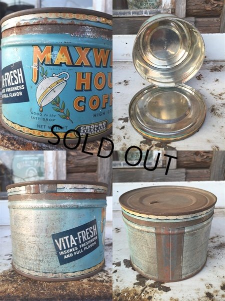 画像2: Vintage Maxwell House Coffee Can (DJ276) (2)