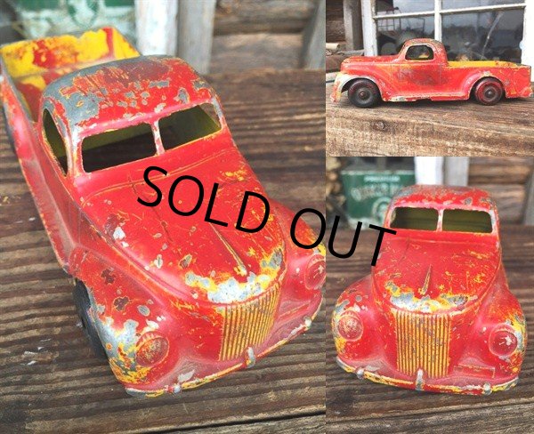 画像2: 〜50s Vintage Slik Toys Aluminum Pic Up Truck (DJ449) (2)