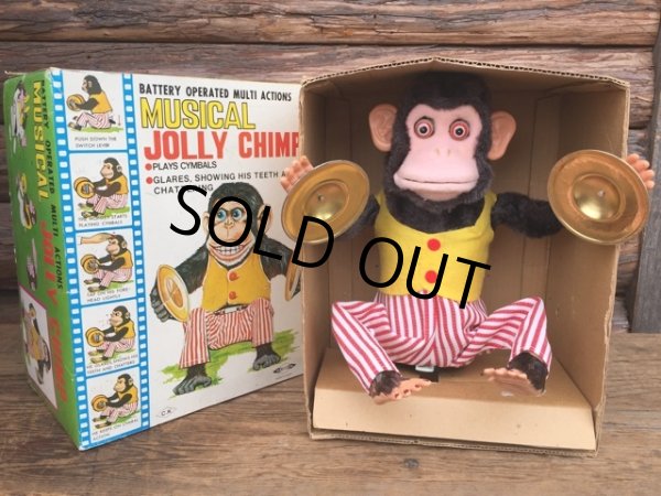 画像1: 60s Musical Jolly Chimp w/box (DJ457) (1)