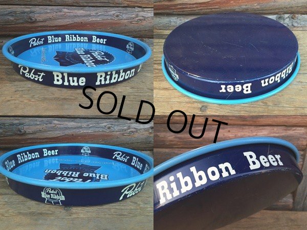 画像3: Vintage Pabst Blie Ribbon Beer Tin Tray (DJ463) (3)