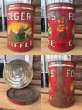 画像2: Vintage Folger's Coffee Can Two Pounds #J (DJ470) (2)