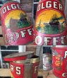 画像3: Vintage Folger's Coffee Can Two Pounds #J (DJ470) (3)