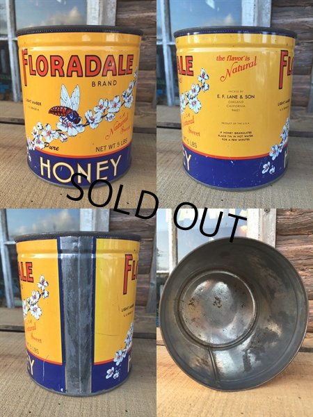 画像2: Vintage Floradale Honey Can (DJ479) (2)