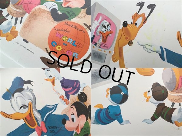 画像2: 60s Vintage Disney Tin Table (DJ493)  (2)