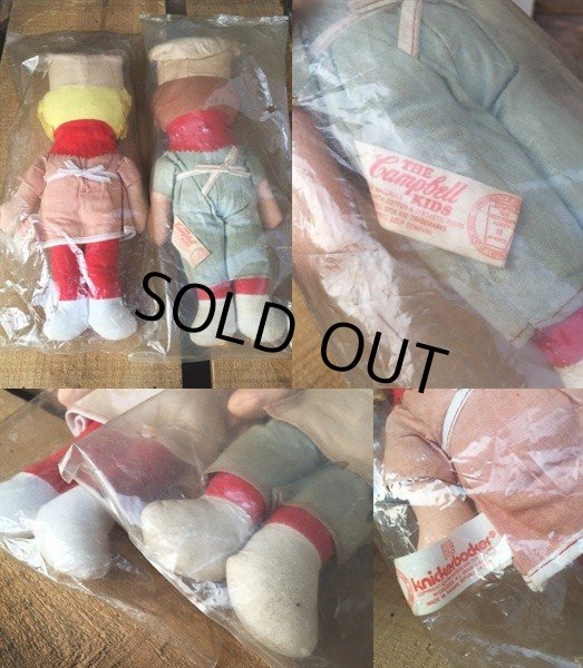 画像3: 60s Vintage Campbell Kids Rag Doll Set DEAD STOCK (DJ500) (3)