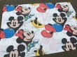 画像2: Vintage Flat Sheet / Big Mickey & Minnie (DJ512) (2)