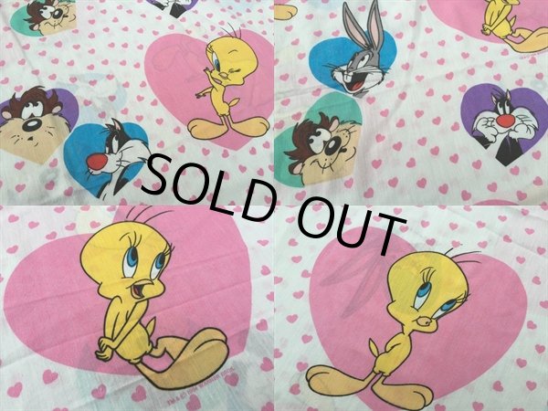 画像3: Vintage Flat Sheet / Tweety Heart (DJ509) (3)