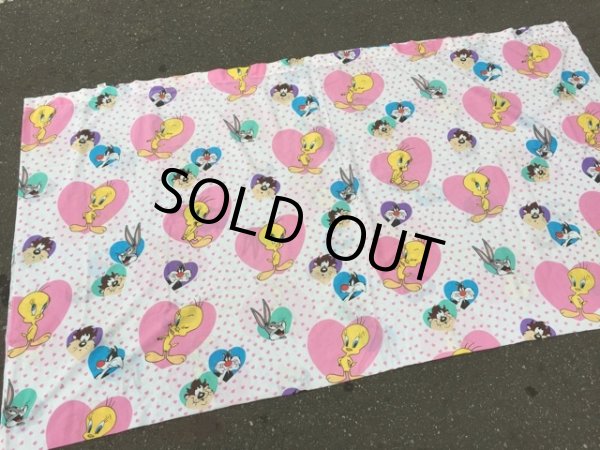 画像2: Vintage Flat Sheet / Tweety Heart (DJ509) (2)