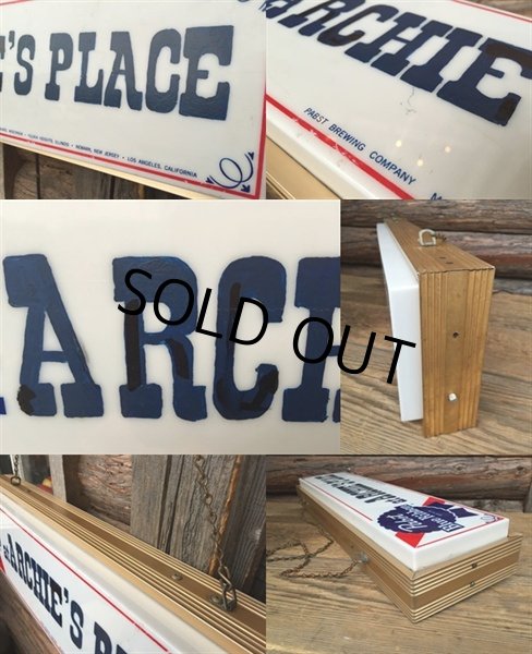 画像2: Vintage Pabst Blue Ribbon Beer Lighted Sign  (DJ528) (2)