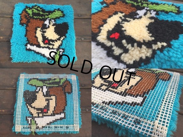 画像2: Vintage Yogi Bear Rug Mat (DJ562)  (2)