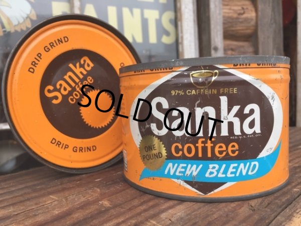 画像1: Vintage Tin Can / Sanka Coffee (DJ586) (1)