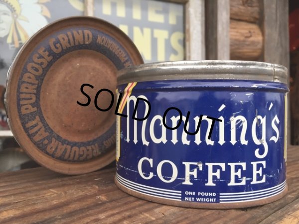 画像1: Vintage Tin Can / Manning's Coffee (DJ590) (1)