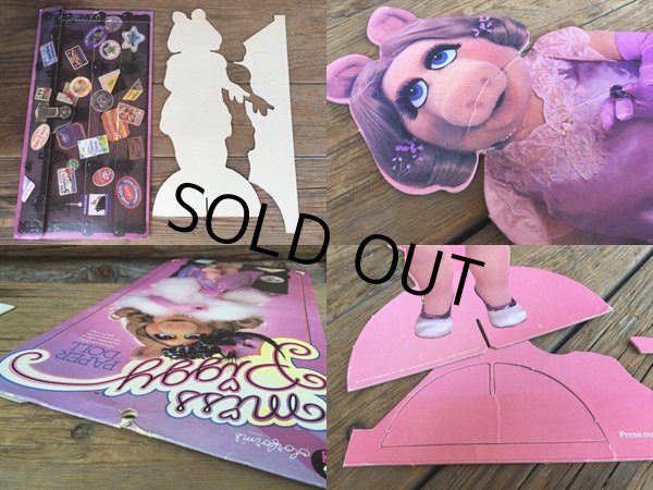 画像2: 80s Vintage Muppet Show Miss Piggy Paper Doll (DJ591) (2)