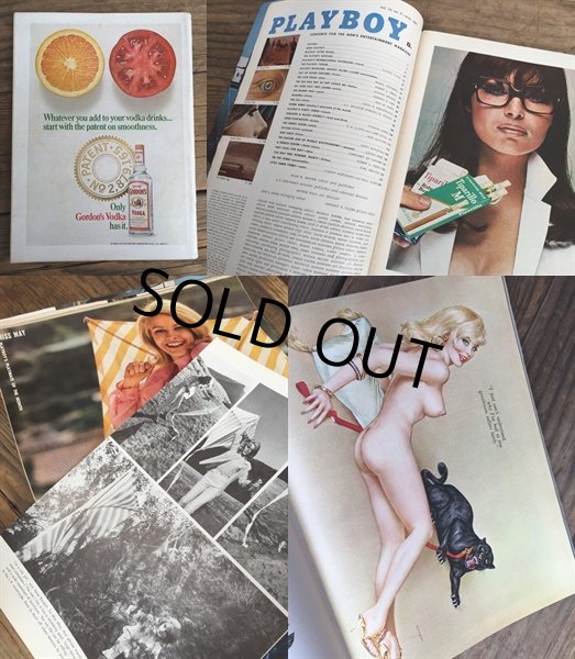 画像2: 60s Vintage Play Boy Magazine / 1967 MAY (DJ612) (2)
