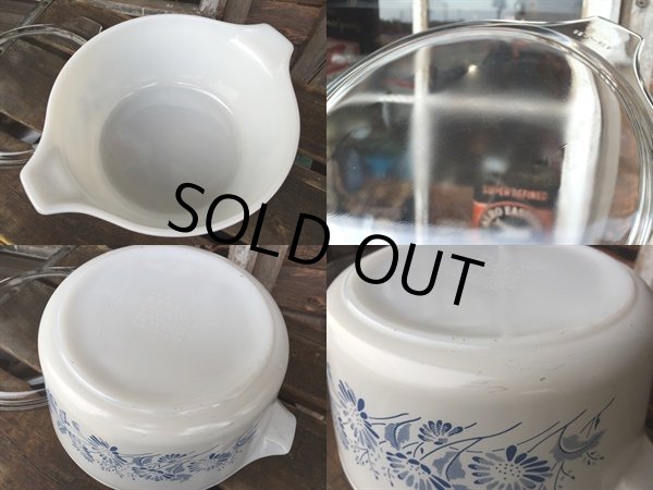 画像3: Old Pyrex Casseroles Colonial Mist (DJ633） (3)