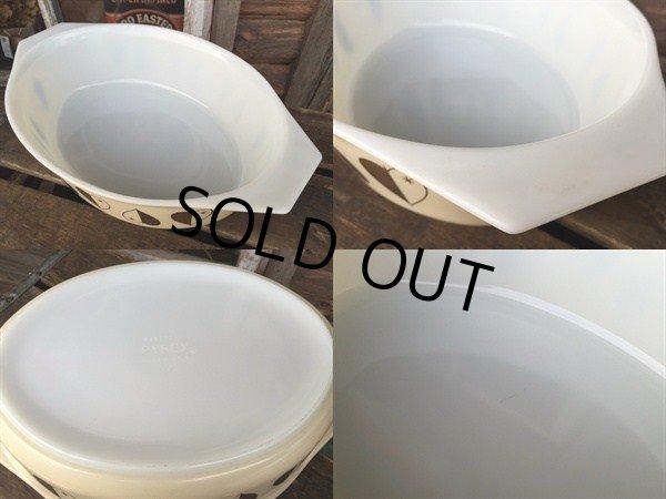 画像3: Old Pyrex Casseroles GOLDEN HEARTS (DJ640） (3)