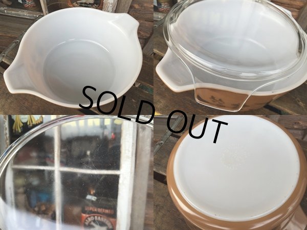 画像3: Old Pyrex Casseroles Early American #L (DJ632） (3)