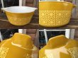 画像2: Old Pyrex Casseroles Double Square Flower (DJ631） (2)