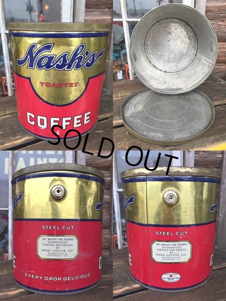 画像2: Vintage Nash's Coffee Can (DJ648） (2)