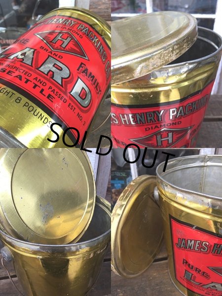 画像3: Vintage JHP Lard Can (DJ647） (3)