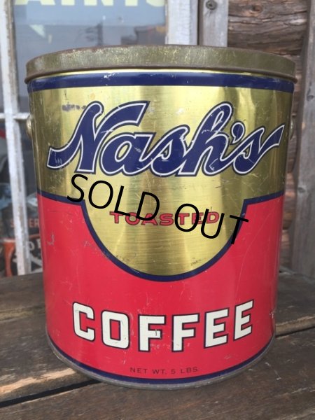 画像1: Vintage Nash's Coffee Can (DJ648） (1)