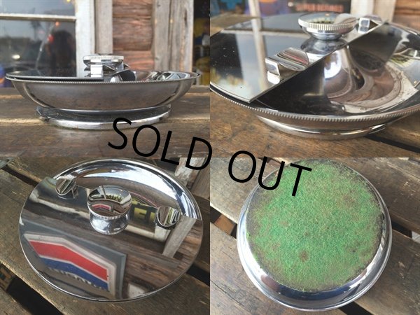 画像2: Vintage Metal Round Ashtray (DJ656） (2)
