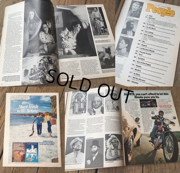 画像2: 70s Vintage People Weekly　June,7,1976 (DJ670) (2)