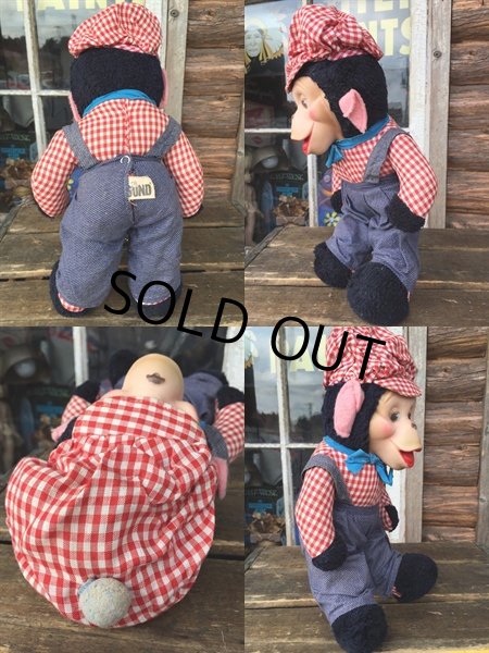 画像2: Gund Rubber Face Doll Engineer Monky (DJ696) (2)