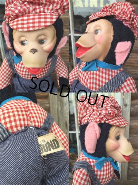 画像3: Gund Rubber Face Doll Engineer Monky (DJ696) (3)