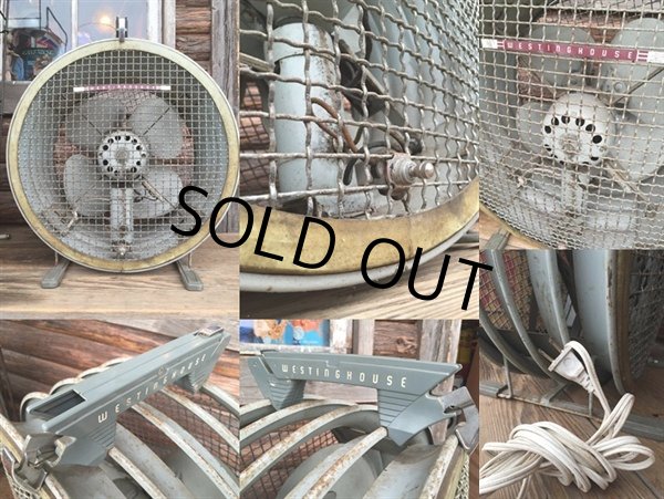 画像3: 50s Vintage WESTING HOUSE Floor Electric Fan (DJ726)   (3)
