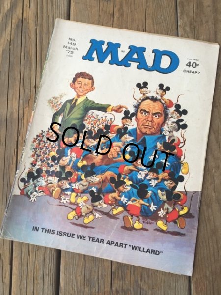 画像1: 70s Vintage MAD Magazine / No149 March '72 (DJ732) (1)