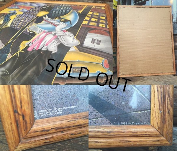 画像2: 80sVintage McDonald's MacTonight Store Display Poster W/Frame (DJ739） (2)