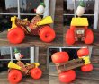 画像2: 60s Vintage FP Pull Toy Jalopy Clown (DJ747) (2)