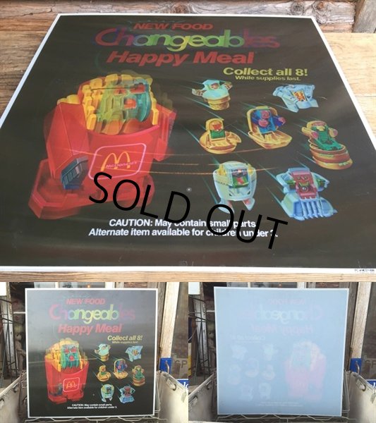 画像3: Vintage McDonald's Food Chengebles Store Display Sign (DJ756） (3)