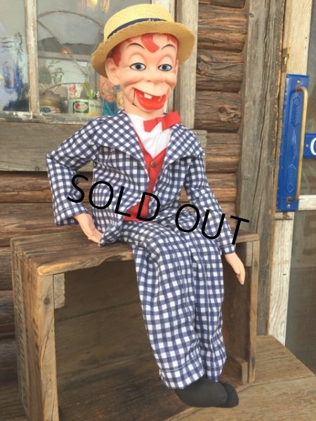 画像1: 60s Vintage Mortimer Snerd Ventroloquist Doll (DJ758) (1)