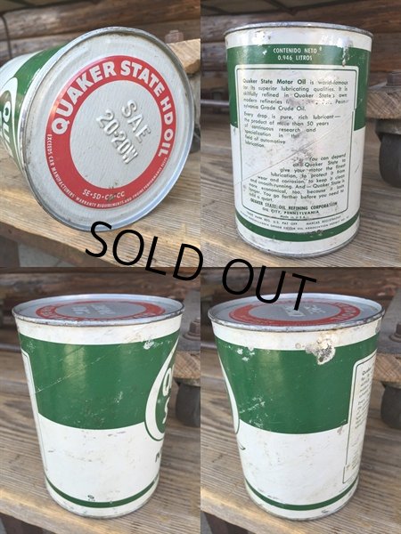 画像2: Vintage QUAKER STATE Motor Gas/Oil Can (DJ04)  (2)
