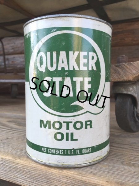 画像1: Vintage QUAKER STATE Motor Gas/Oil Can (DJ04)  (1)