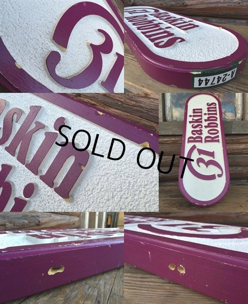 画像3: Vintage 31 Baskin Robbins Store Display Sign (DJ779) (3)