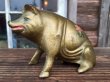 画像1: Vintage ACW Cast Iron Pig  Piggy Bank #A (DJ784) (1)